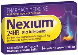Discount Drug Stores Nexium 24HR Heartburn and Acid Reflux Relief 14 Tablets offer