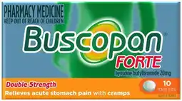 Discount Drug Stores Buscopan Forte Double Strength 20mg 10 Tablets offer