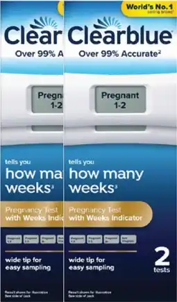 Discount Drug Stores Clearblue Digital Pregnancy Test With Weeks Indicator offer