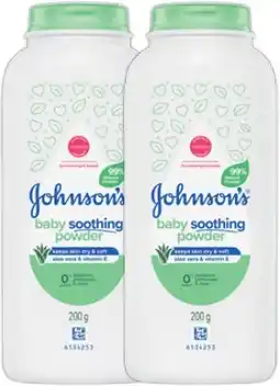 Discount Drug Stores Johnson’s Baby Powder Pure Cornstarch Aloe Vera & Vitamin E offer