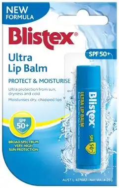 Discount Drug Stores Blistex Ultra Lip Balm SPF 50+ 4.25gm offer
