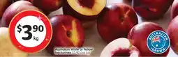 Coles Australian White or Yellow Nectarines offer