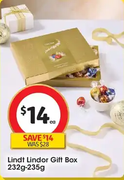 Coles Lindt Lindor Gift Box offer