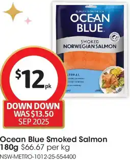 Coles Ocean Blue Smoked Salmon offer