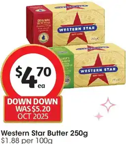 Coles Western Star Butter offer
