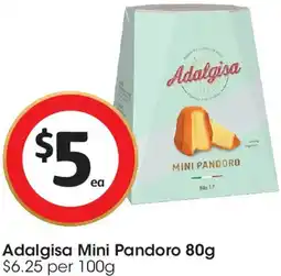 Coles Adalgisa Mini Pandoro offer