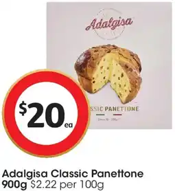Coles Adalgisa Classic Panettone offer