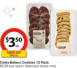 Coles Coles Bakery Cookies offer