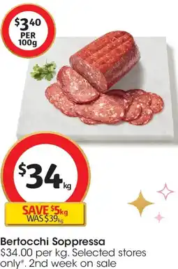 Coles Bertocchi Soppressa offer
