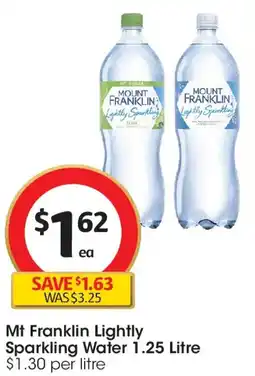 Coles Mt Franklin Lightly Sparkling Water offer