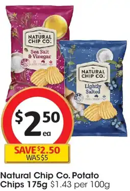 Coles Natural Chip Co. Potato Chips offer