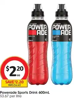Coles Powerade Sports Drink offer