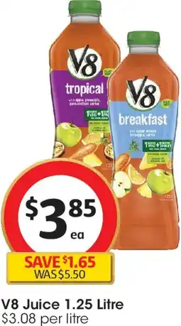 Coles V8 juice offer