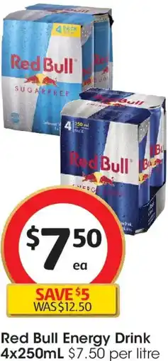Coles Red Bull Energy Drink offer