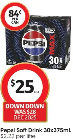 Coles Pepsi Soft Drink offer