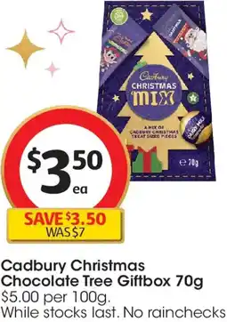 Coles Cadbury Christmas Chocolate Tree Giftbox offer