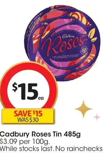 Cadbury Roses Tin