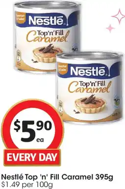 Coles Nestlé Top 'n' Fill Caramel offer