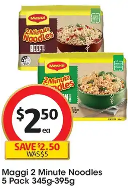Coles Maggi 2 Minute Noodles offer
