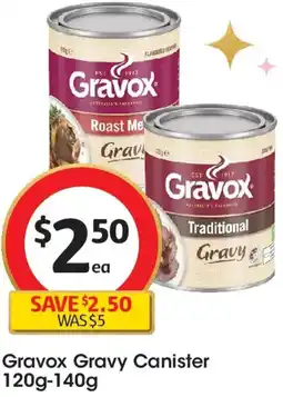 Coles Gravox Gravy Canister offer