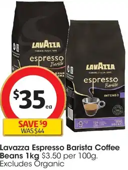 Coles Lavazza Espresso Barista Coffee Beans offer