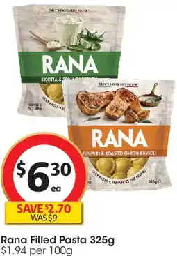 Coles Rana Filled Pasta offer