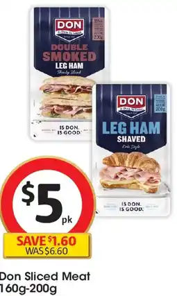 Coles Don Sliced Meat offer