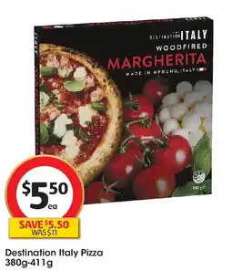 Coles Destination Italy Pizza offer