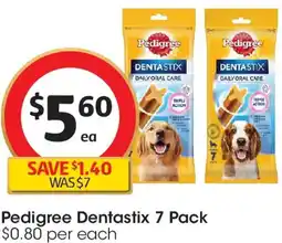 Coles Pedigree Dentastix offer