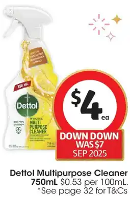 Coles Dettol Multipurpose Cleaner offer