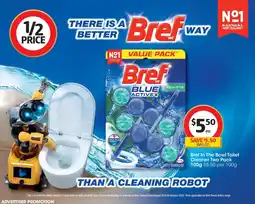 Coles Bref In The Bowl Toilet Cleaner Two Pack offer
