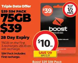 Coles Triple Data Offer offer