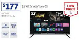 Officeworks $177 32" HD TV with Tizen OS offer