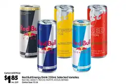 Campbells Wholesale Red Bull Energy Drink offer