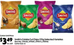 Campbells Wholesale Smith's Crinkle Cut Chips offer