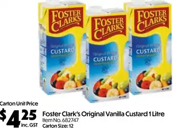 Foster Clark's Original Vanilla Custard