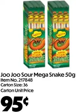 Campbells Wholesale Joo Joo Sour Mega Snake offer