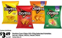 Campbells Wholesale Doritos Corn Chips offer