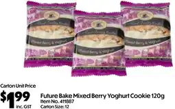 Campbells Wholesale Future Bake Mixed Berry Yoghurt Cookie offer