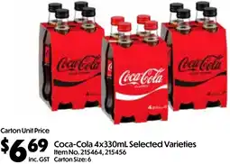Campbells Wholesale Coca-Cola offer