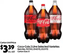 Campbells Wholesale Coca-Cola offer