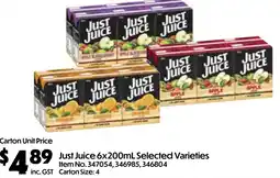 Campbells Wholesale Just Juice offer