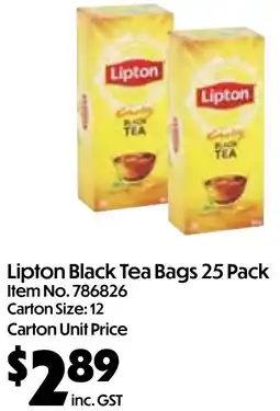 Campbells Wholesale Lipton Black Tea Bags offer