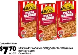 Campbells Wholesale McCain Pizza Slices offer