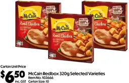 Campbells Wholesale McCain Redbox offer