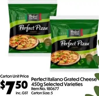Campbells Wholesale Perfect Italiano Grated Cheese offer