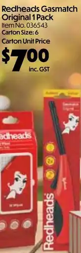 Campbells Wholesale Redheads Gasmatch Original offer