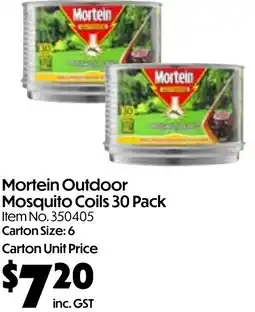 Campbells Wholesale Mortein Outdoor Mosquito Coils offer