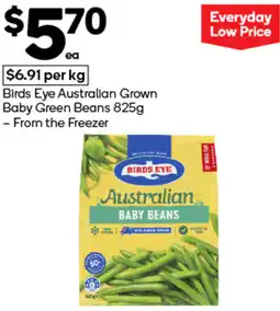 Woolworths Birds Eye Australian Grown Baby Green Beans offer