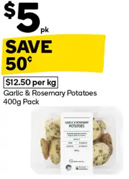 Woolworths Garlic & Rosemary Potatoes offer